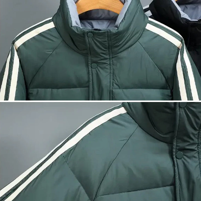 High-Collar Insulated Down Puffer