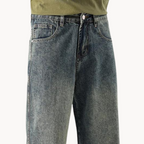 Relaxed Stovepipe Retro Jeans