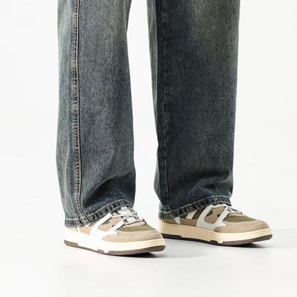 Relaxed Stovepipe Retro Jeans