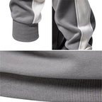 Side-Stripe Quarter Zip Sweatshirt