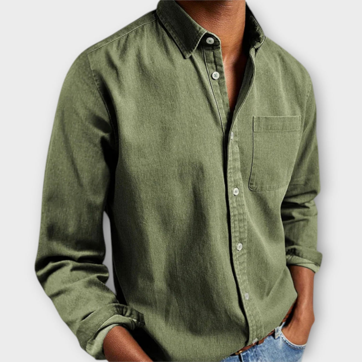 Craft-Finished Cotton Shirt