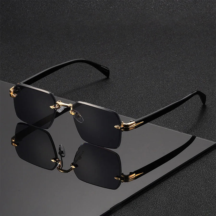 Men's Rimless UV Sunglasses
