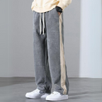 Waffle Corduroy Side Stripe Joggers