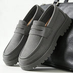 Men's Platform Sole Slip-On Loafers