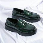 Tassel Loafers on Platform Sole