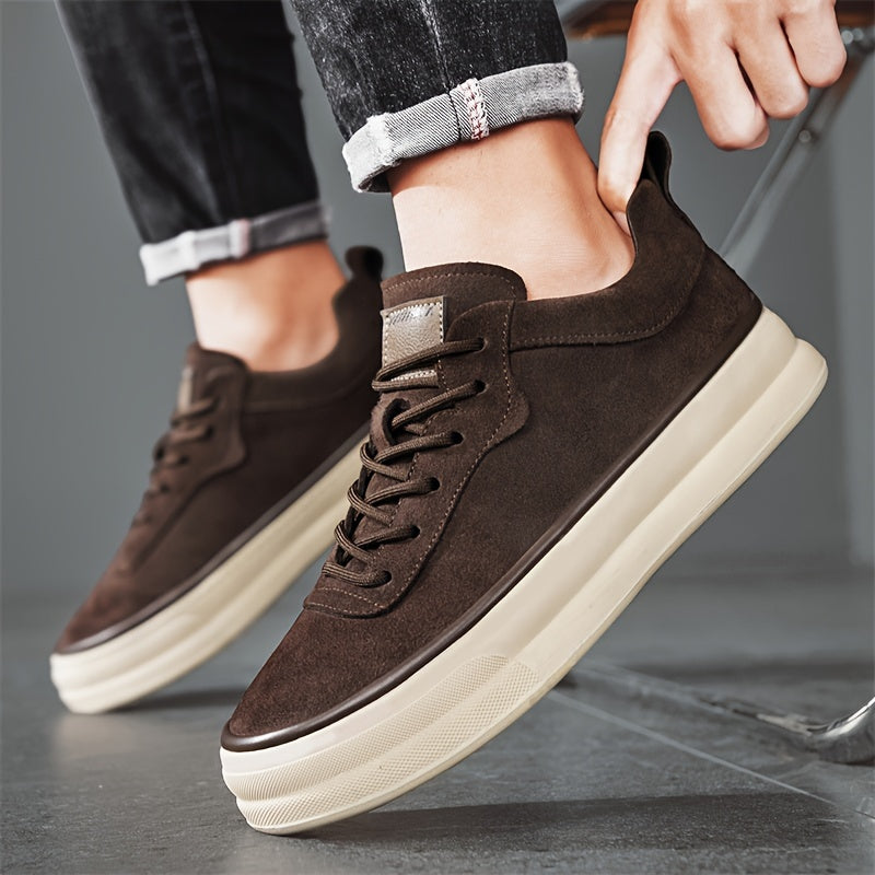 Premium Suede Leather Low Sneakers
