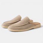 Slip-On Suede Mules - Secranzo