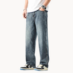 Relaxed Stovepipe Retro Jeans