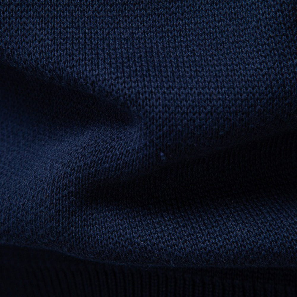 Nordic Pattern Zip Knit Sweater
