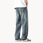 Relaxed Stovepipe Retro Jeans