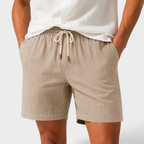 Drawstring Linen Shorts