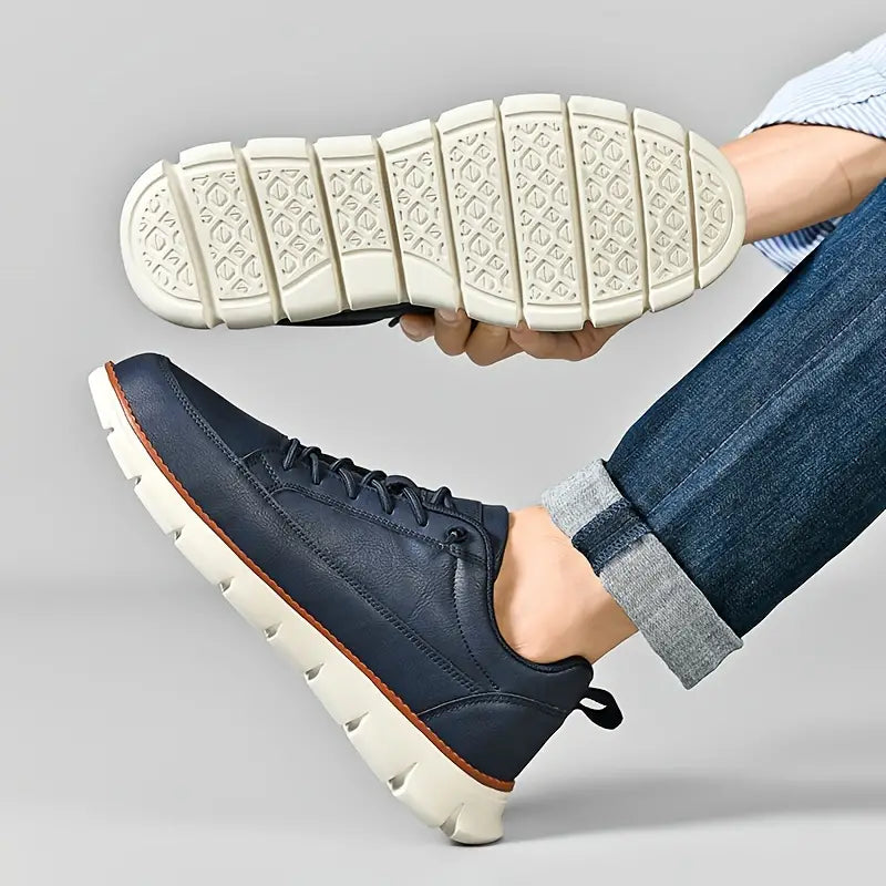 Cushioned Italian Leather Sneakers