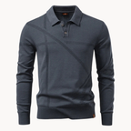 Fine Knit Short Sleeve Polo Shirt