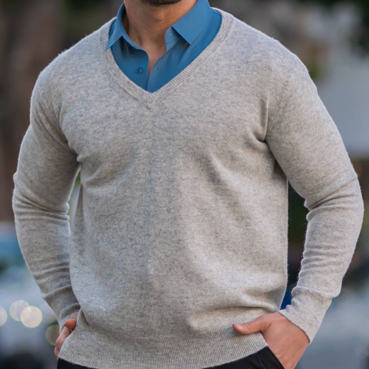 Fine Merino V-Neck Sweater