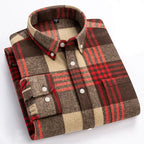 Men's Brushed Cotton Flannel Shirt