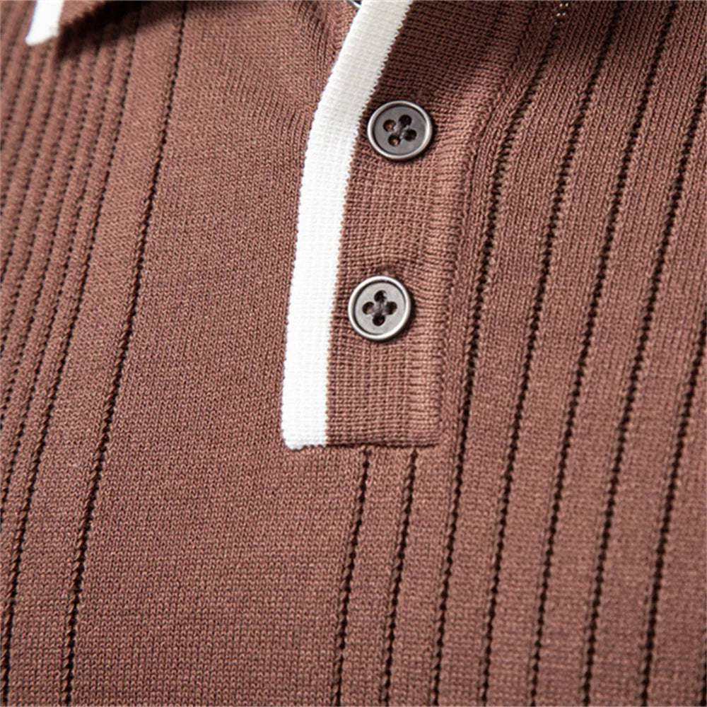Soft Knit Short Sleeve Polo Shirt