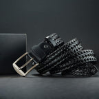 Hand-Braided Cowhide Leather Belt