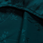 Floral Satin Short-Sleeve Shirt