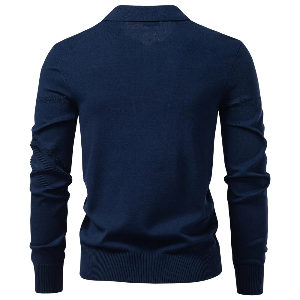 Slim Fit Soft Knit Polo Shirt