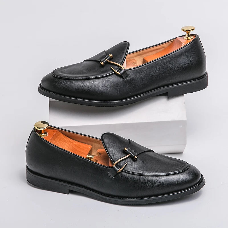 Monk Strap Leather Dress Shoes