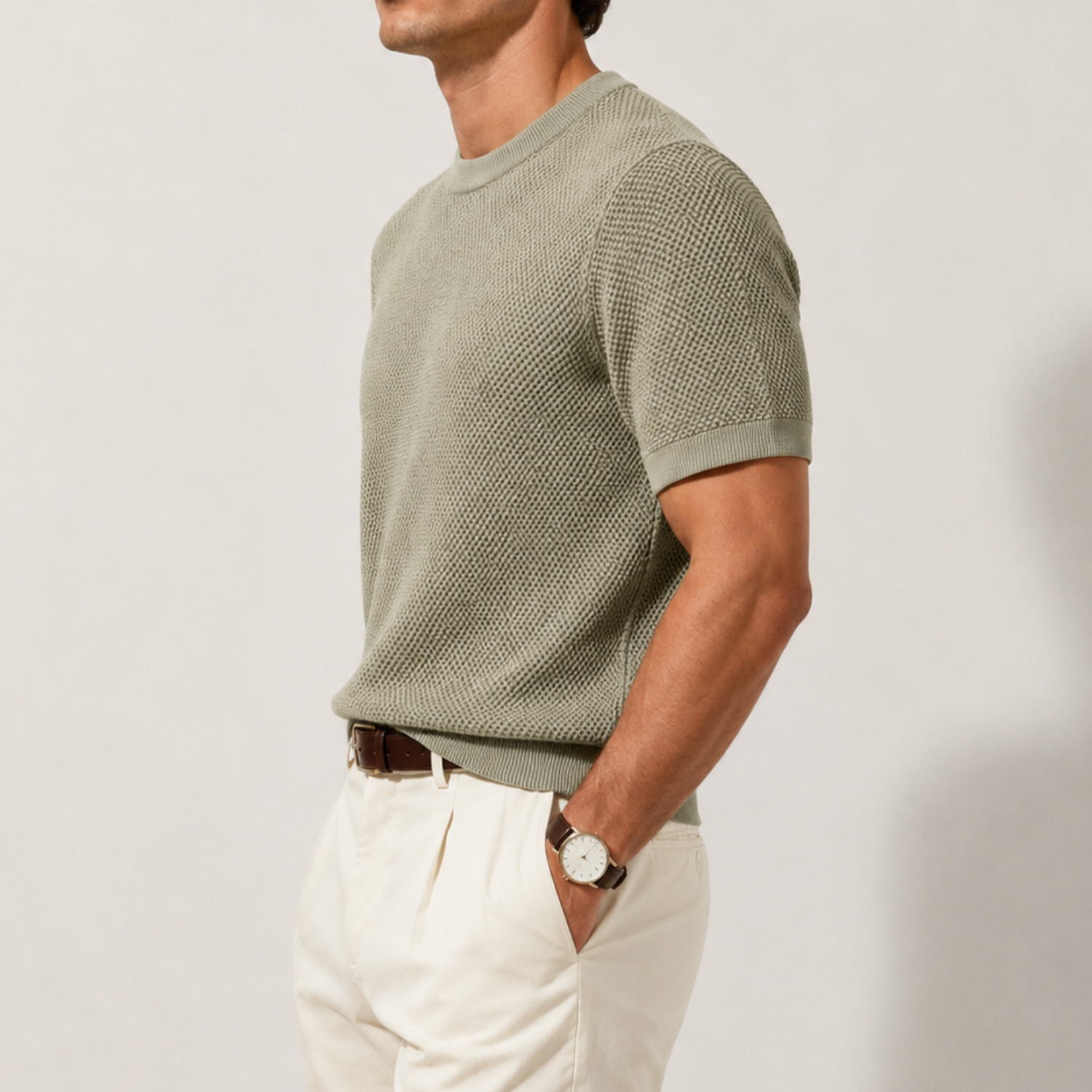 Soft Summer Knit T-Shirt