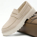 Men's Platform Sole Slip-On Loafers