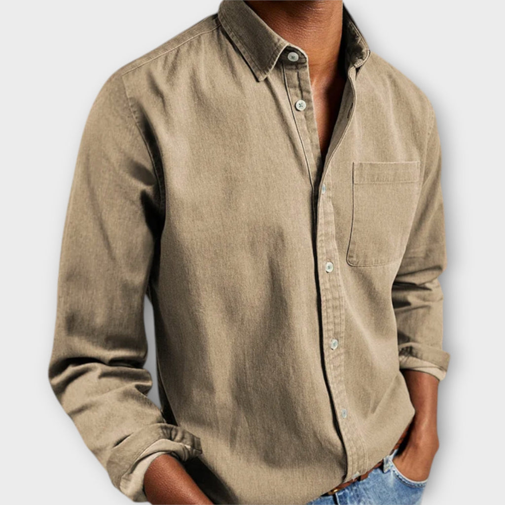 Craft-Finished Cotton Shirt
