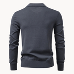 Fine Knit Short Sleeve Polo Shirt