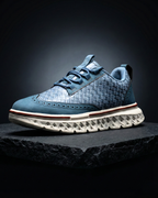 Woven Leather Dress Sneakers
