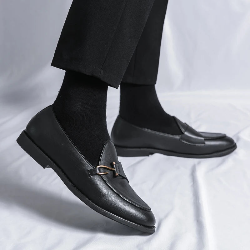 Monk Strap Leather Dress Shoes