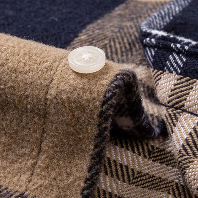 Men's Brushed Cotton Flannel Shirt