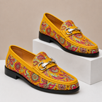 Braided Leather Polished Loafer