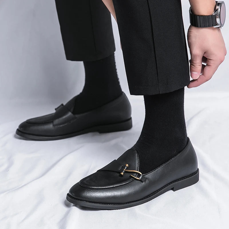 Monk Strap Leather Dress Shoes