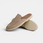 Slip-On Suede Mules - Secranzo