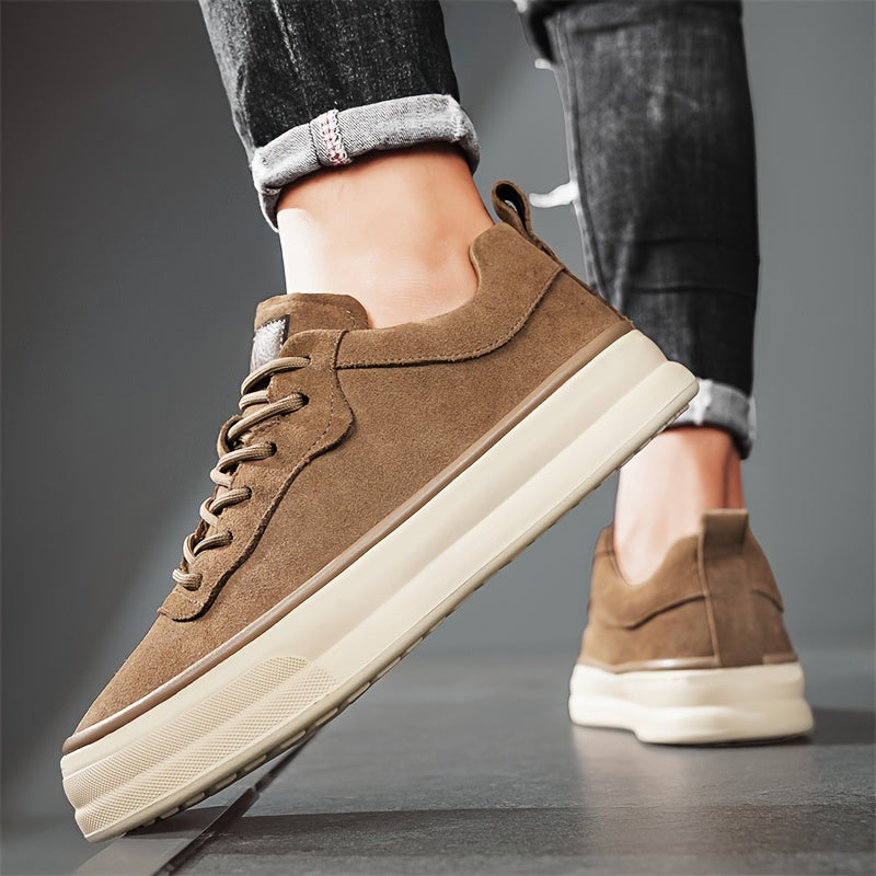 Premium Suede Leather Low Sneakers