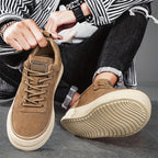 Premium Suede Leather Low Sneakers