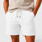 Drawstring Linen Shorts