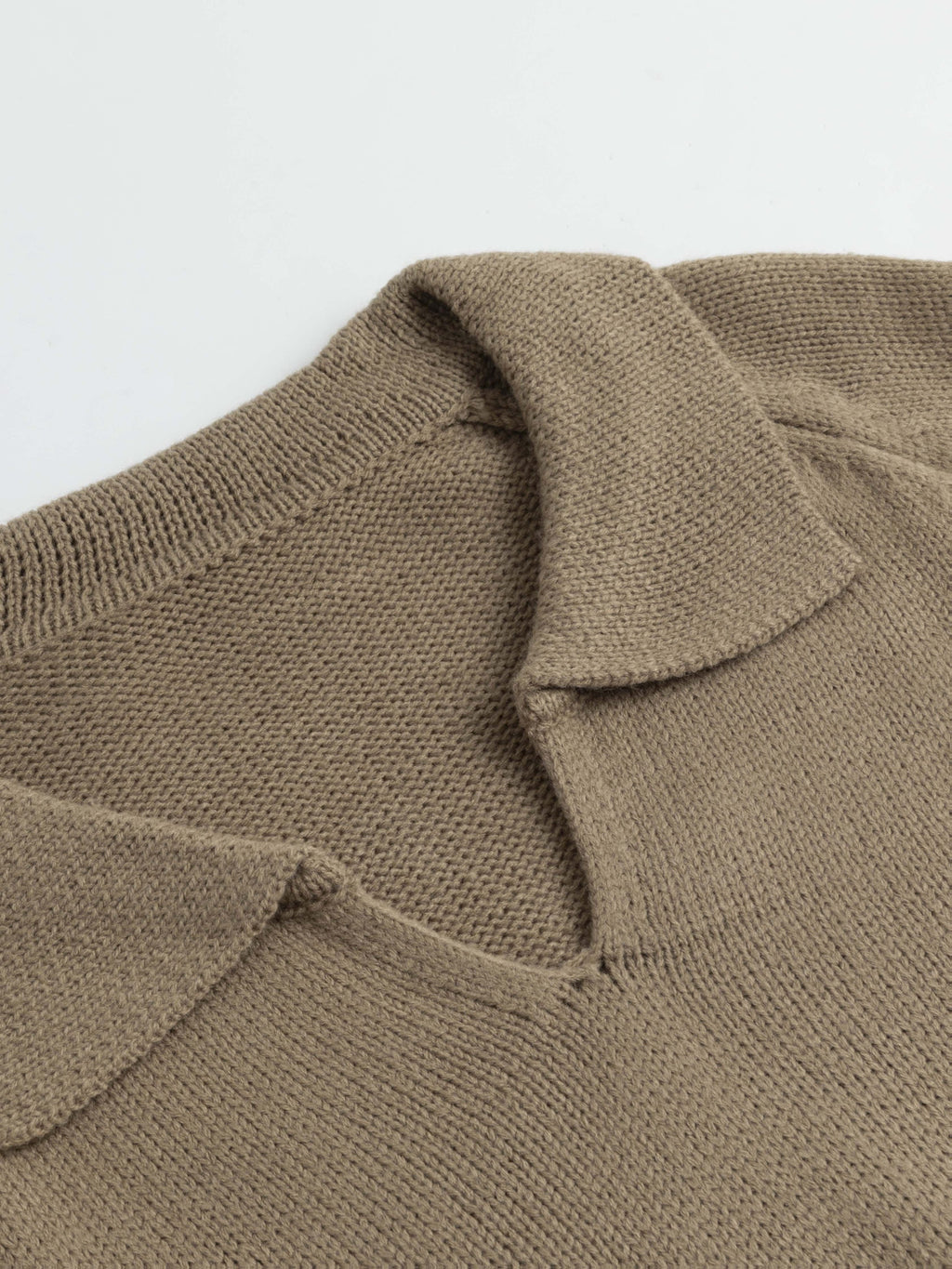 Chunky Knit Polo Jumper