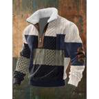 Fleece Stand-Collar Sweater