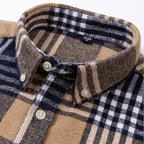 Men's Brushed Cotton Flannel Shirt