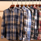 Men's Brushed Cotton Flannel Shirt