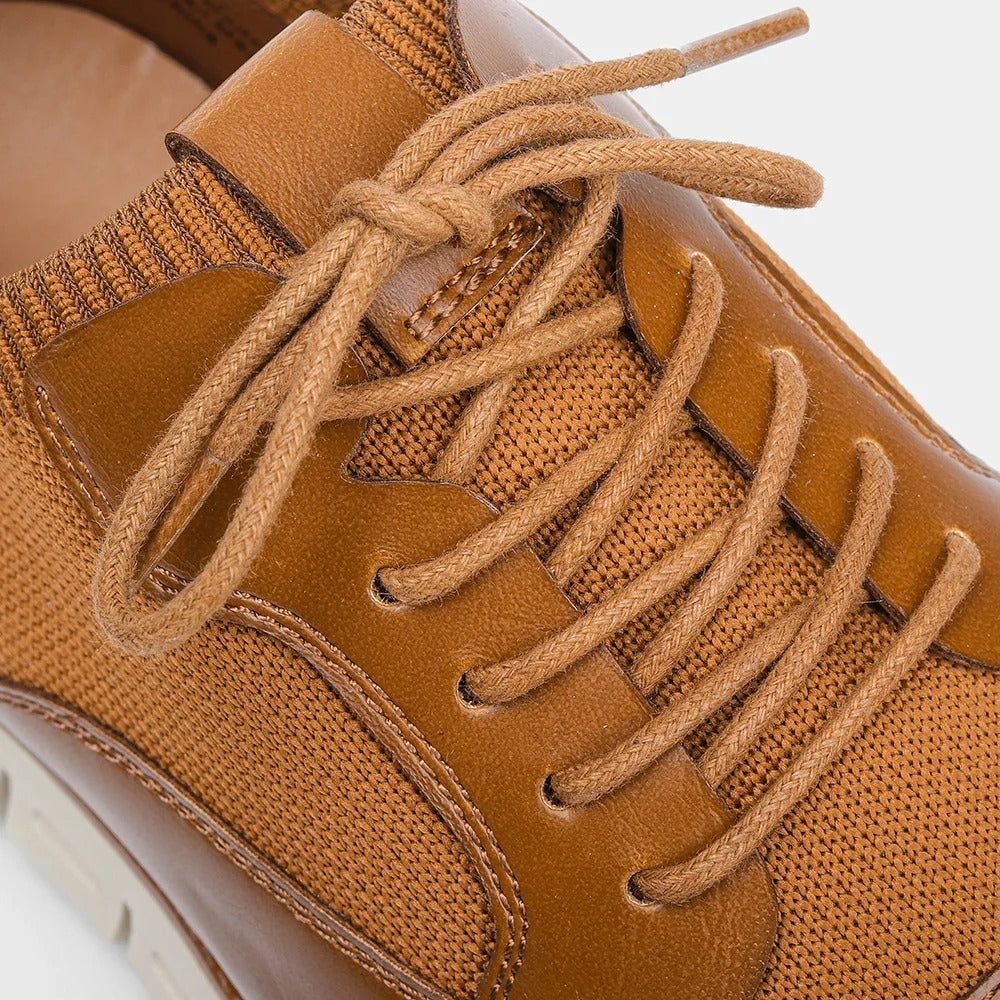 Faded-Toe Breathable Knit Sneakers