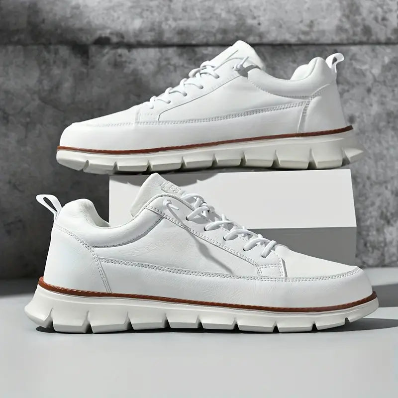Cushioned Italian Leather Sneakers