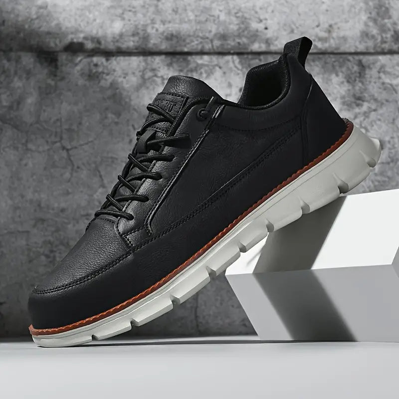Cushioned Italian Leather Sneakers