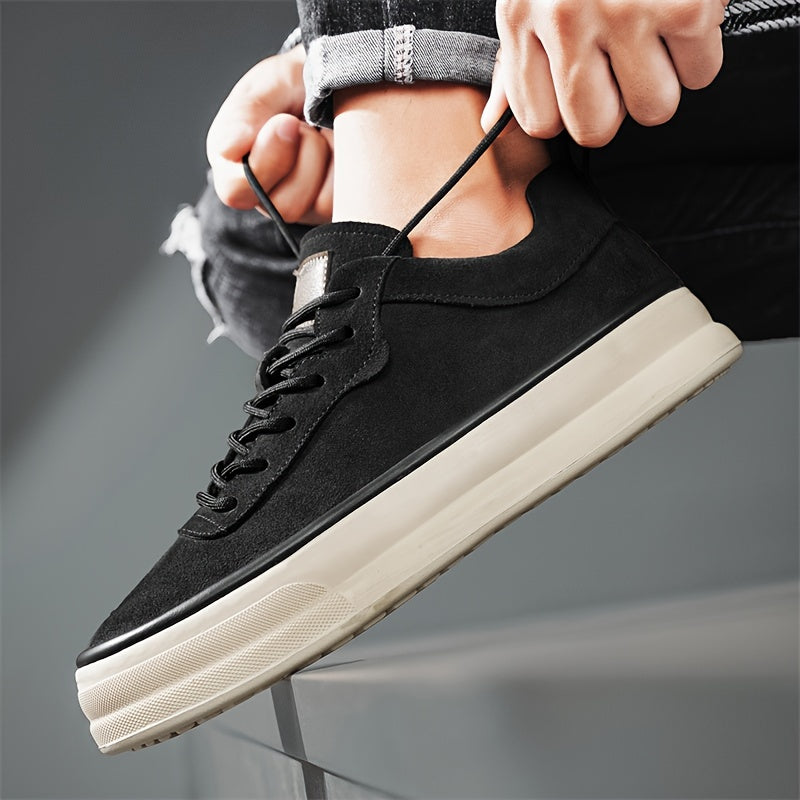 Premium Suede Leather Low Sneakers