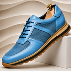 Hand-Stitched Leather Dress Sneaker