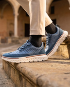 Woven Leather Dress Sneakers
