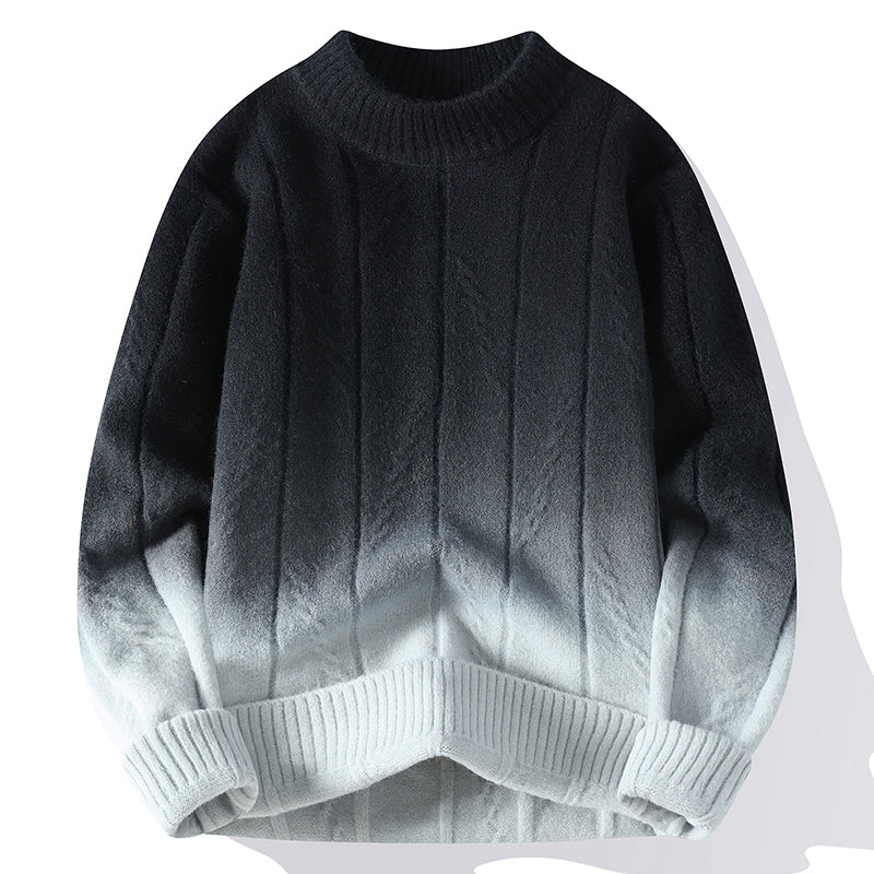Ombre Gradient Wool Sweater