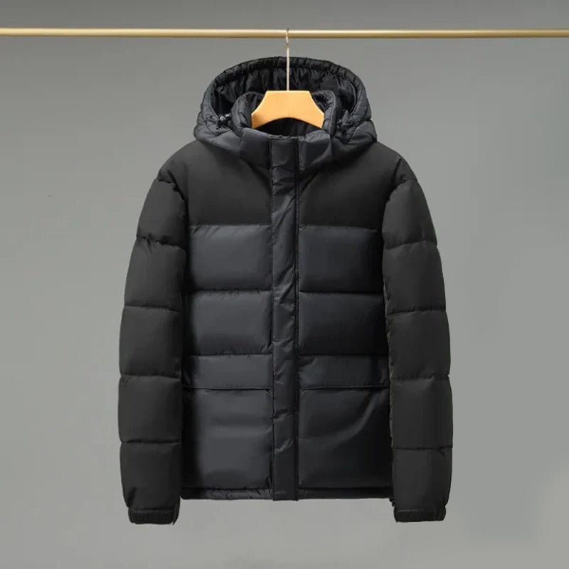 Two-Tone Insulated Puffer Jacket