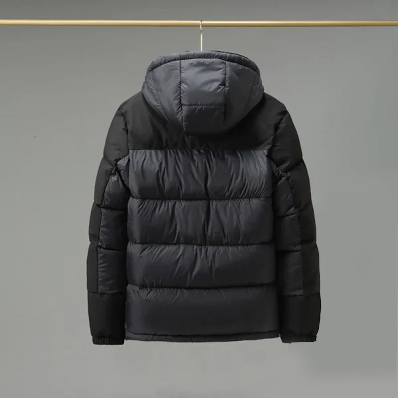 Two-Tone Insulated Puffer Jacket
